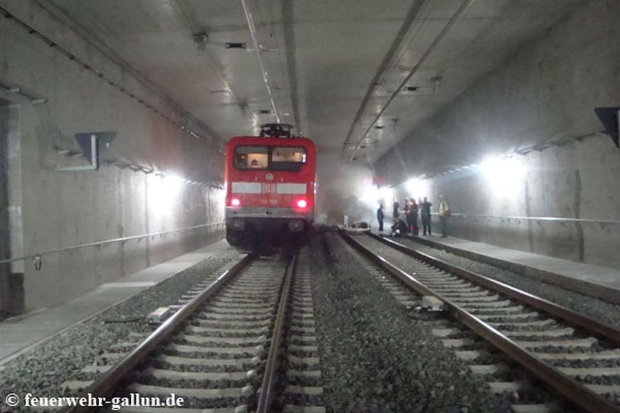 Einsatzübung im Bahntunnel am 03.09.2011